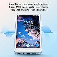 Vista 5 de Reproductor Mp3 MP4 de 8 GB con Bluetooth y WiFi, pantalla táctil de 5.0 pulgadas, reproductores de música MP3 con radio FM para niños, compatible