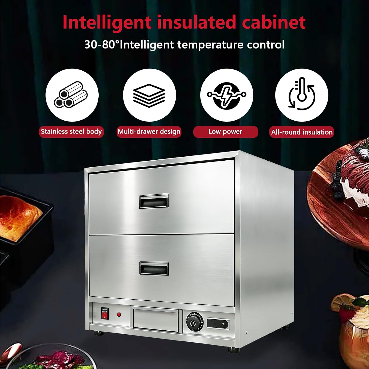 Commercial Food Warmer (2 Drawer)