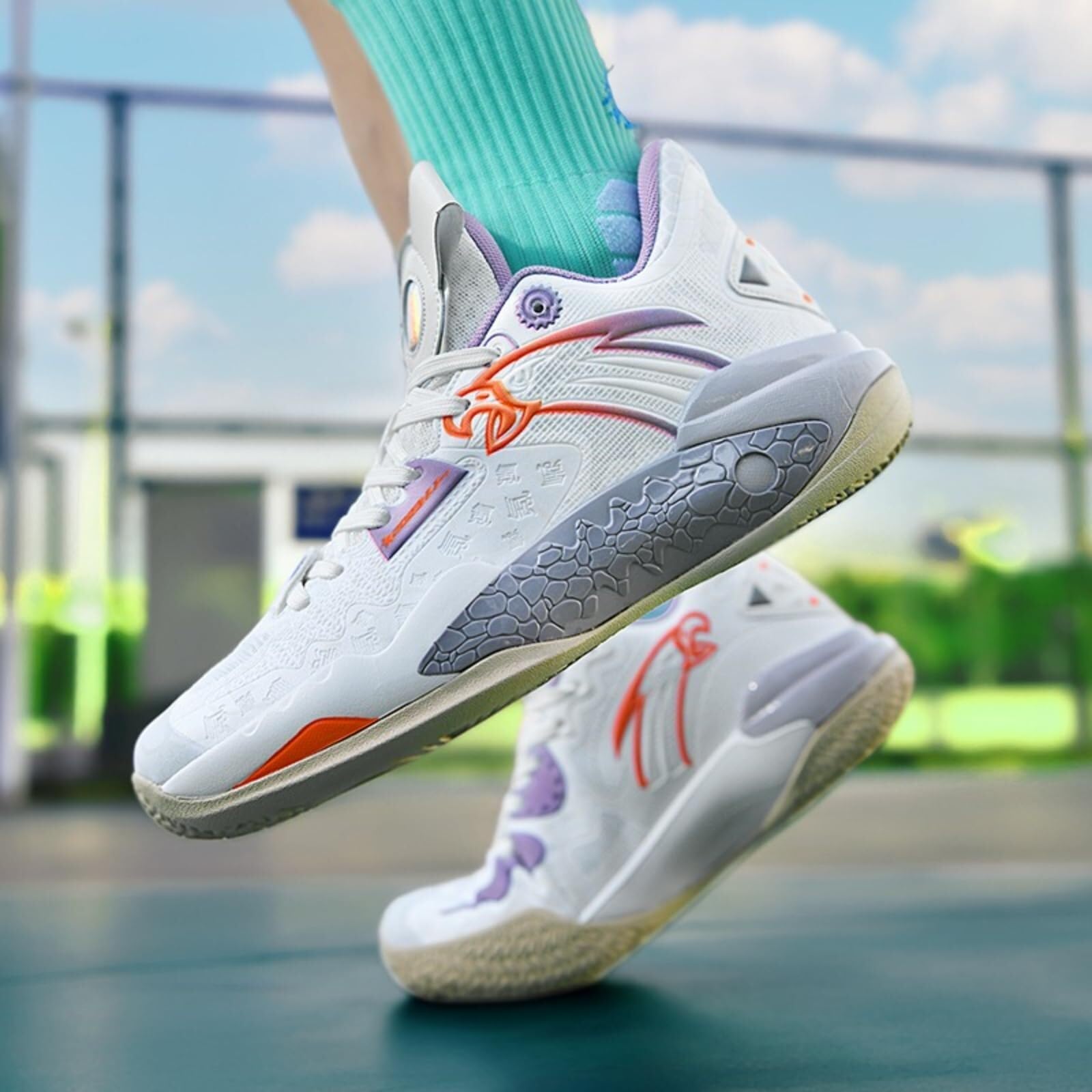 Męskie buty do koszykówki są oddychające, antypoślizgowe, odporne na zużycie, amortyzujące, sportowe, fitnessowe Buty spacerowe