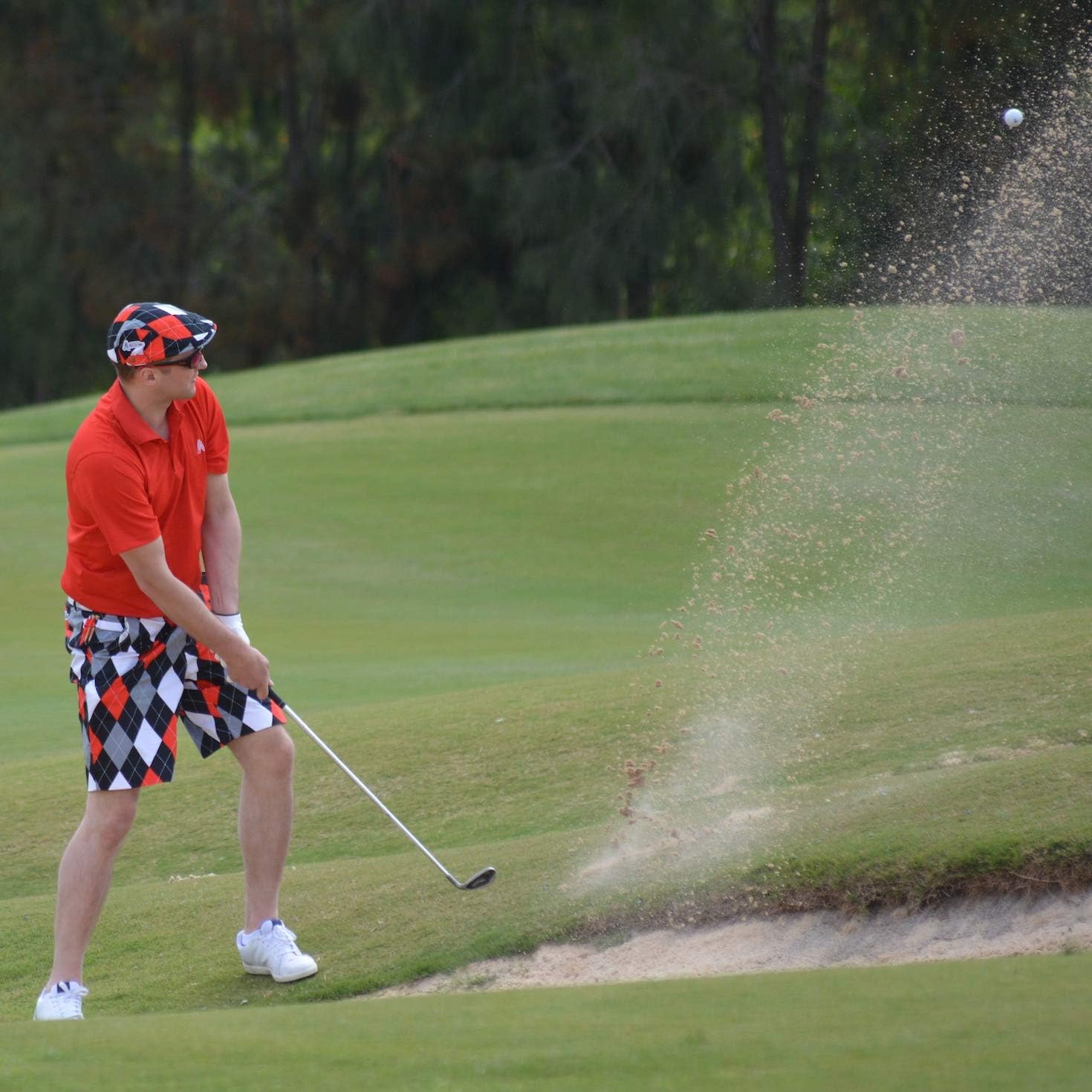 Royal & Awesome Men's Golf Flat Cap, Funny Golf Hats - Image 3