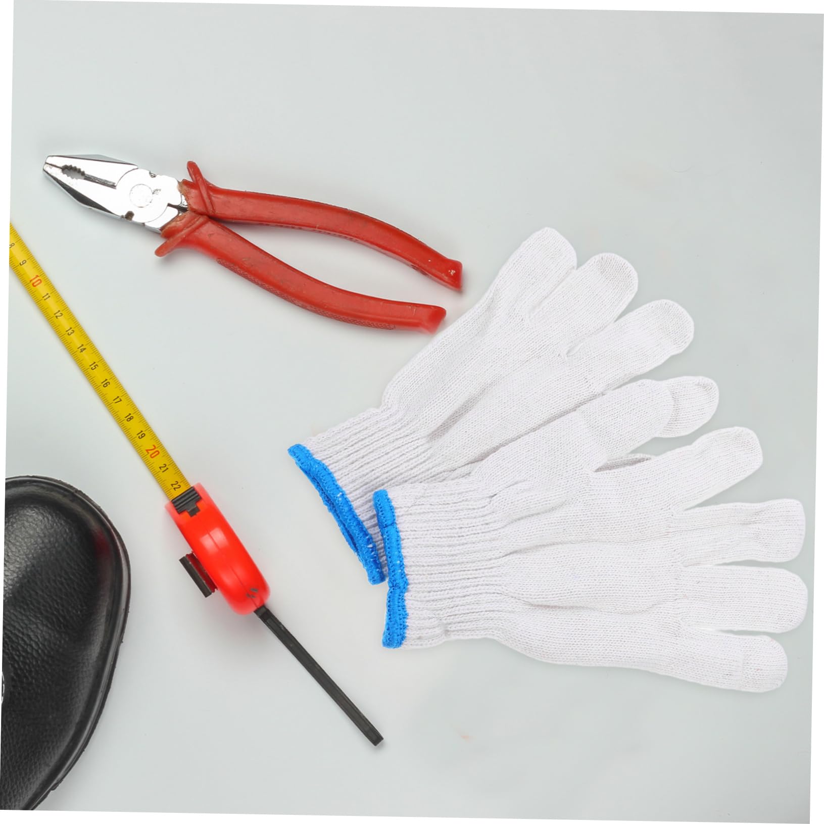 Happyyami 20pares Guantes Jardinería Trabajo Exterior Antideslizantes Protección Algodón