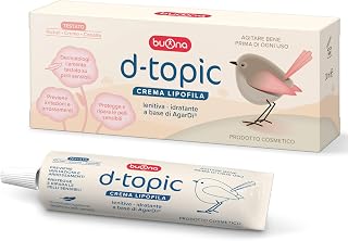 Buona d-topic Crema Corpo Bambini Lenitiva 30ml Senza Profumo per Pelli Sensibili a base di AgarDì®, Crema Dermatite Atopica Bambini e Adulti, Pelle Secca e Screpolata