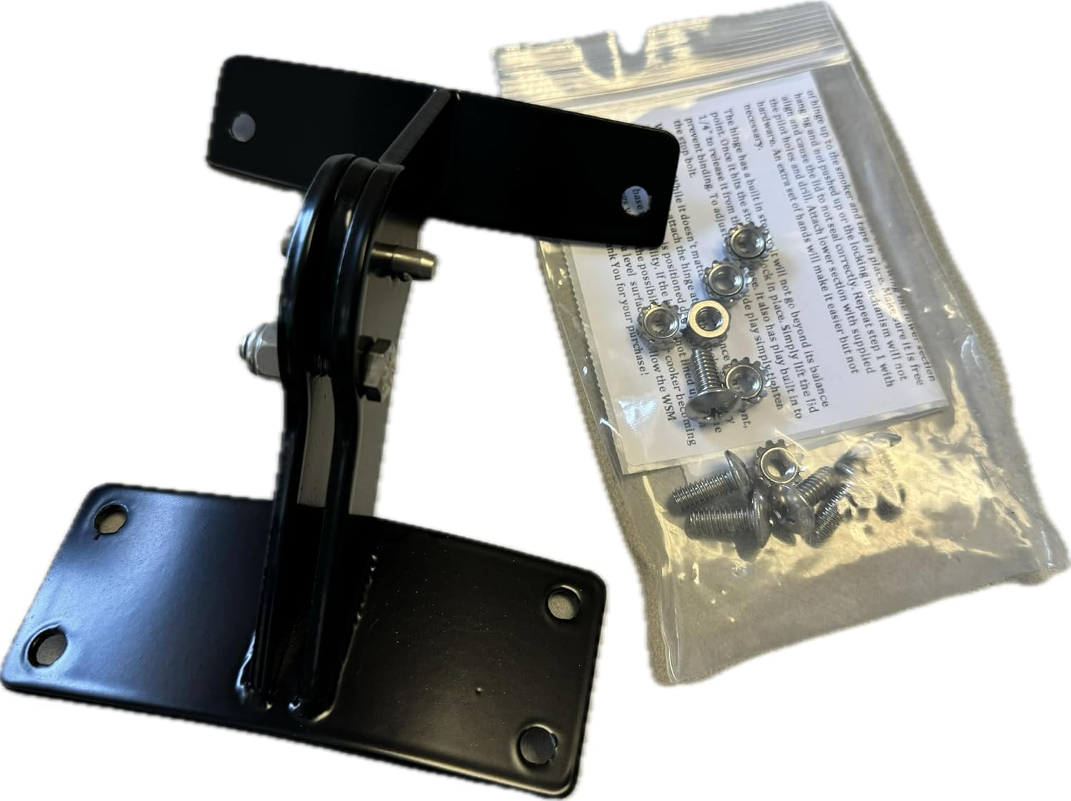 Kettle Black Powder Coated Lid Hinge