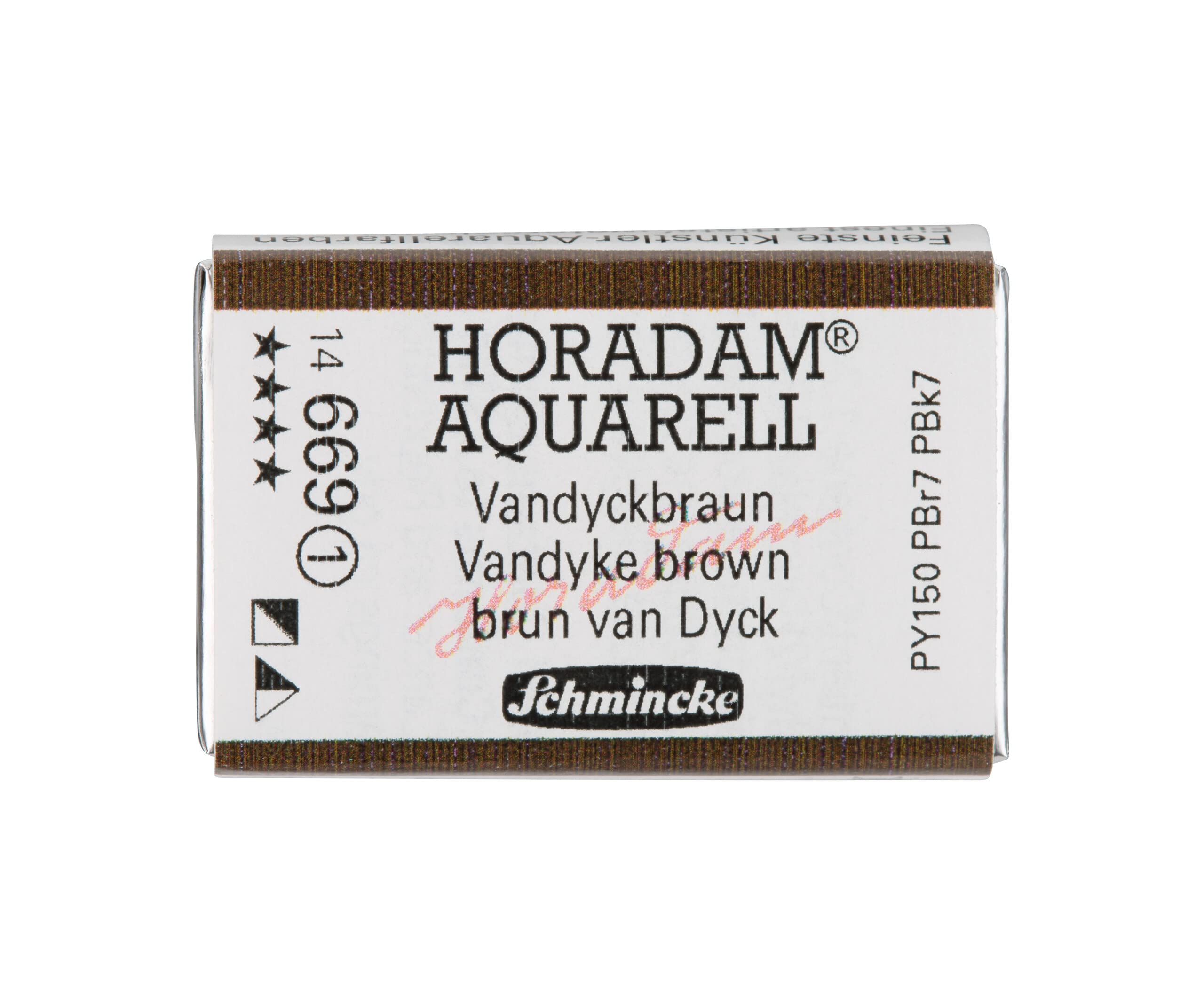 Schmincke - HORADAM® AQUARELL - finest artists' watercolours, 487 Cobalt blue light, 14 487 044, 1/2 pan — view 32