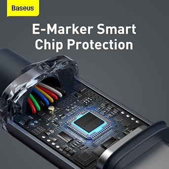 Baseus Crystal Shine 100W 120cm PD Type-C Charging Cable Black