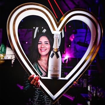 Bottle Service Sign, Bottle Presenter for Night Club, Champagne Bottle Display Stands - Perfect for Bar, Hotel, Nightclub, Private Party,Logo