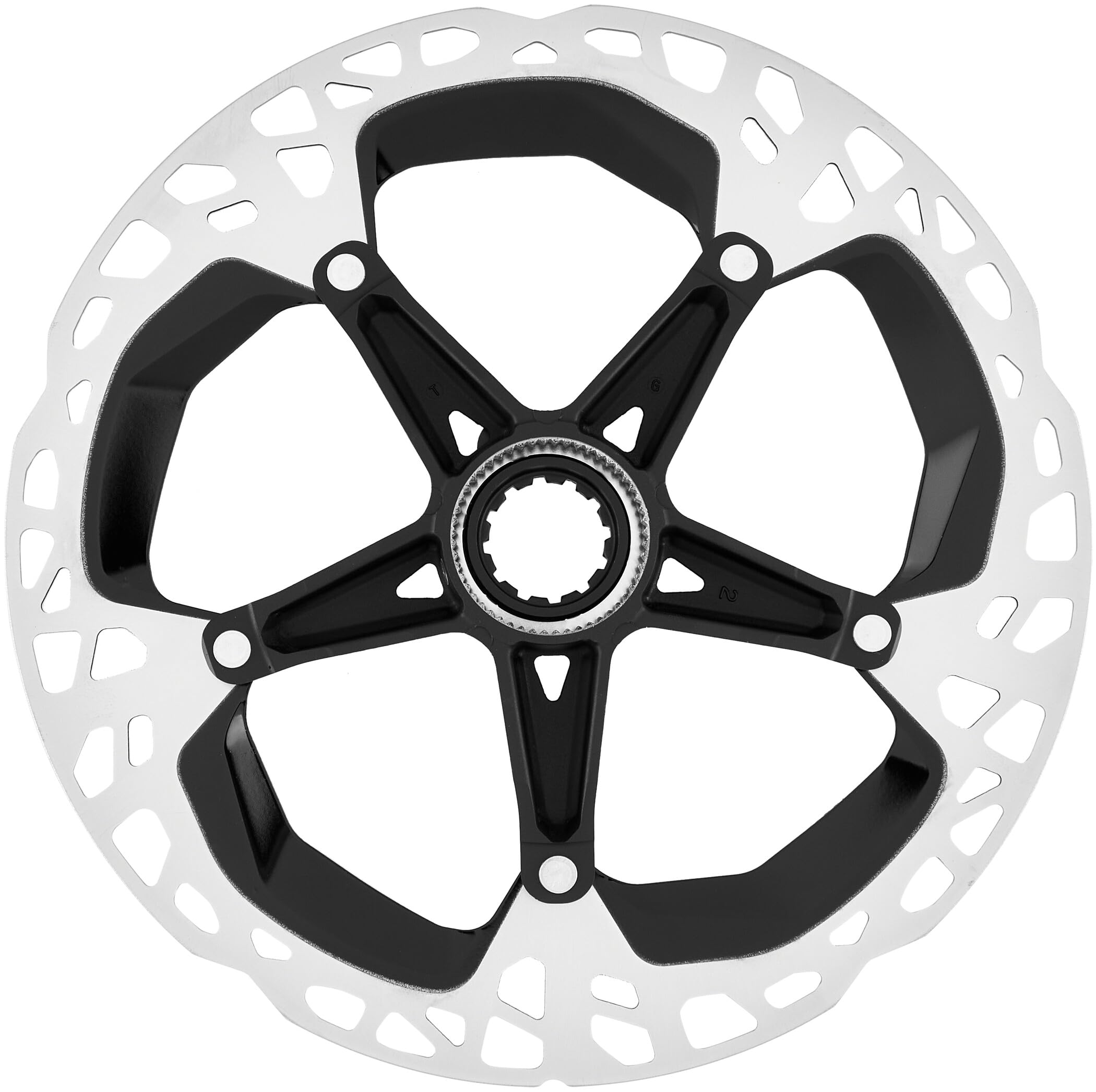 Alligator Light Weight Wind-Cutter Disc Brake Rotor, Silver, 160mm
