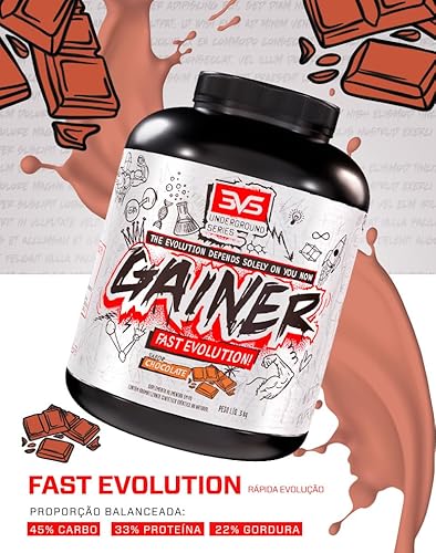 3VS Nutrition Hipercalórico Gainer Fast Evolution 3kg Sabor Chocolate