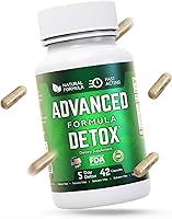 Vista 3 de Limpieza de desintoxicación avanzada, desintoxicación natural y limpieza con cardo mariano, polvo de regaliz y más, desintoxicación de limpieza