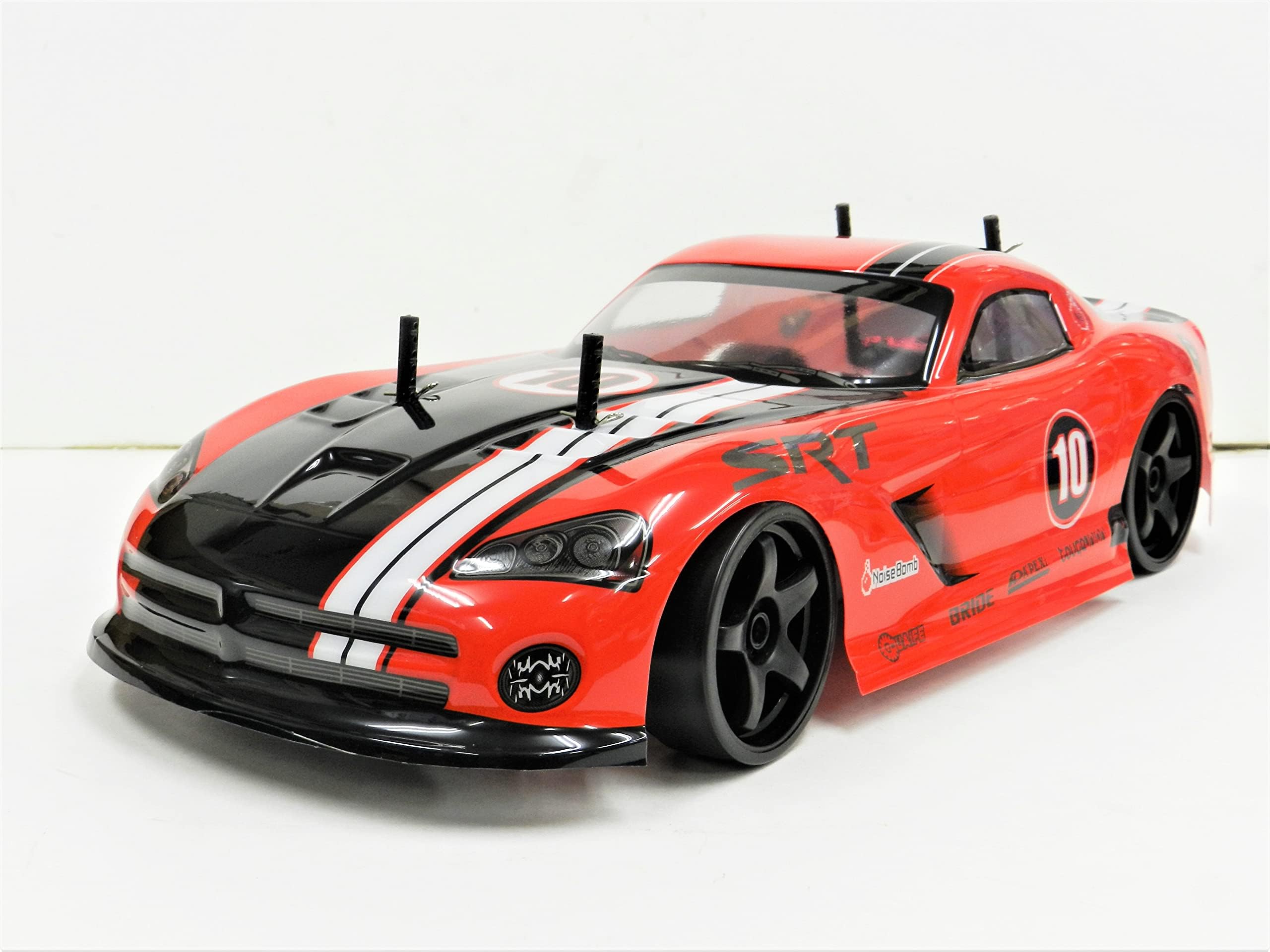 [Painted Complete Product / Full Set] 2.4 GHz 1/10 Drift RC Car with Turbo Function D001 Red