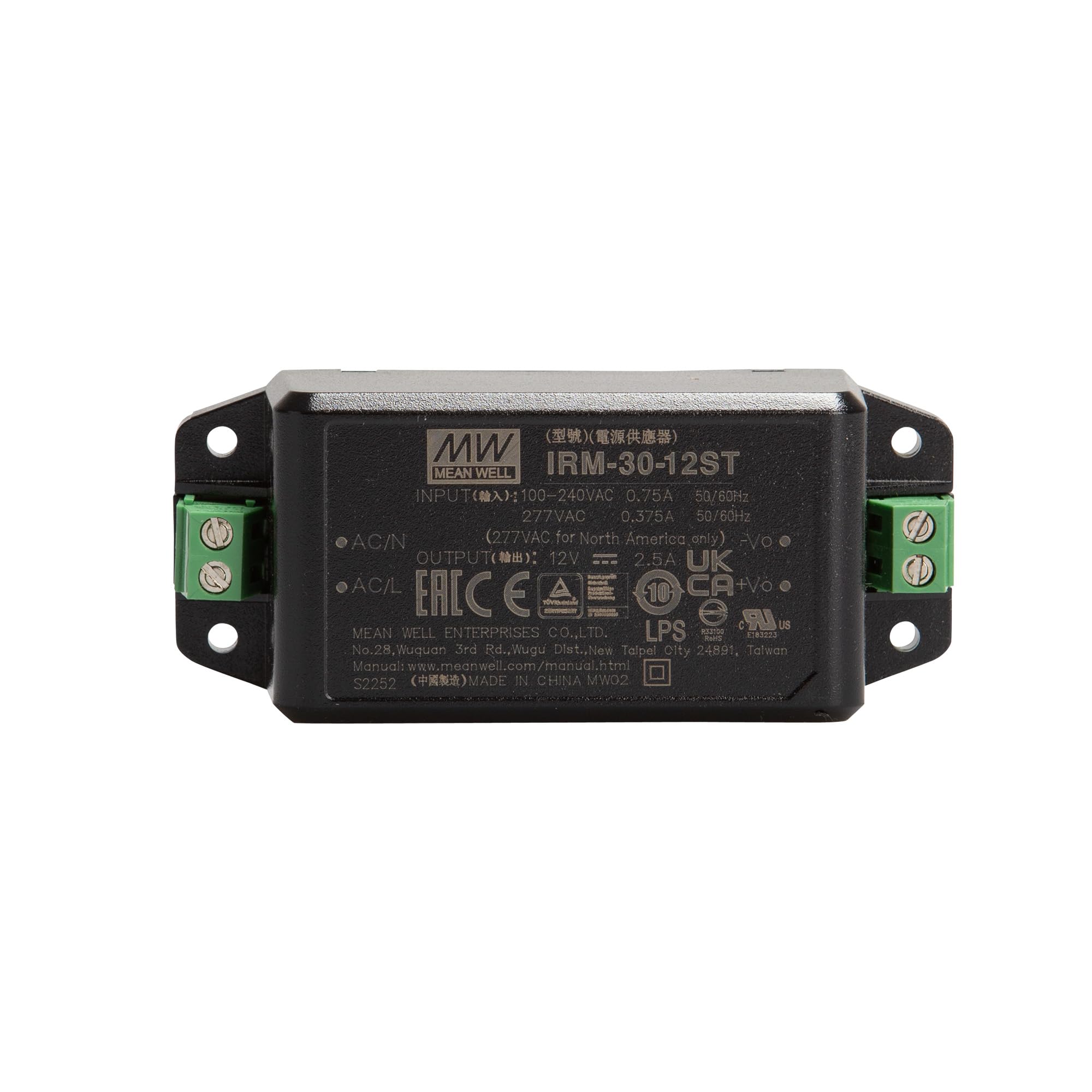 MEANWELL MPM-30-12ST – Medizinisches Netzteil, 30W, 12V, Offen, 80–264V