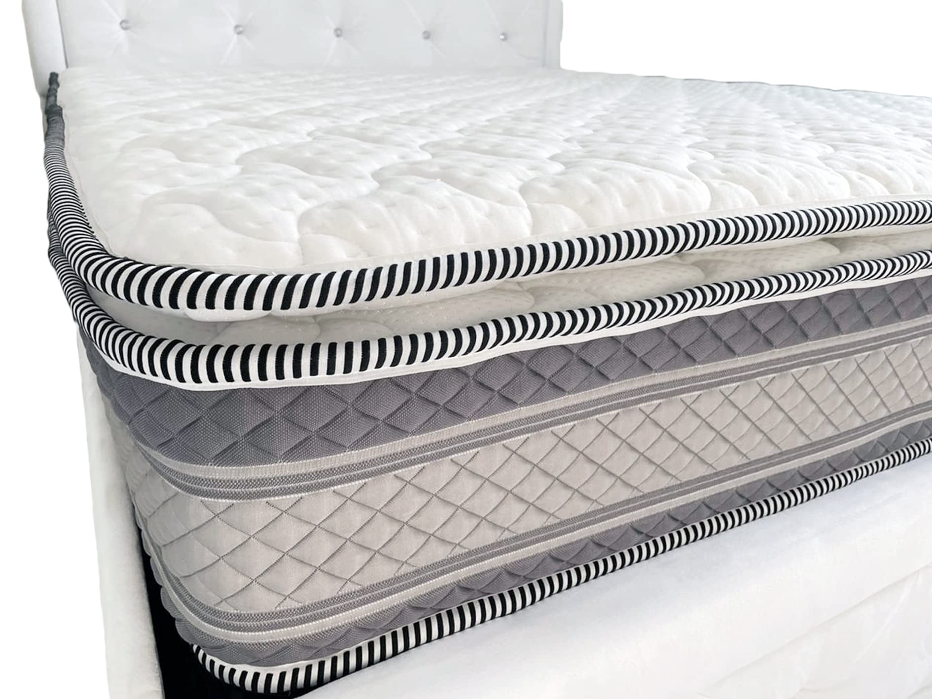 HOMEGENIE DELUXE Mattress - Pillow Top Pocket Spring (With Memory Foam) Queen Size (160cm x 200cm)