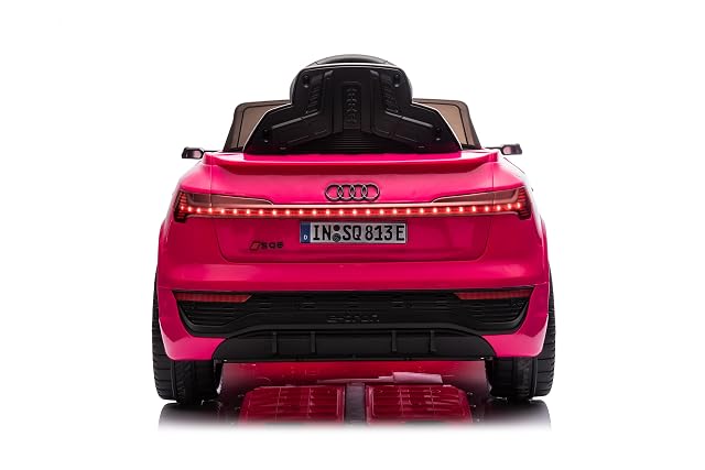 Foto 4 de 8 de FINOOS Coche eléctrico para niños Audi SQ8 e-Tron 12 V con Mando a Distancia de 2,4 GHz, bocina, LED, música