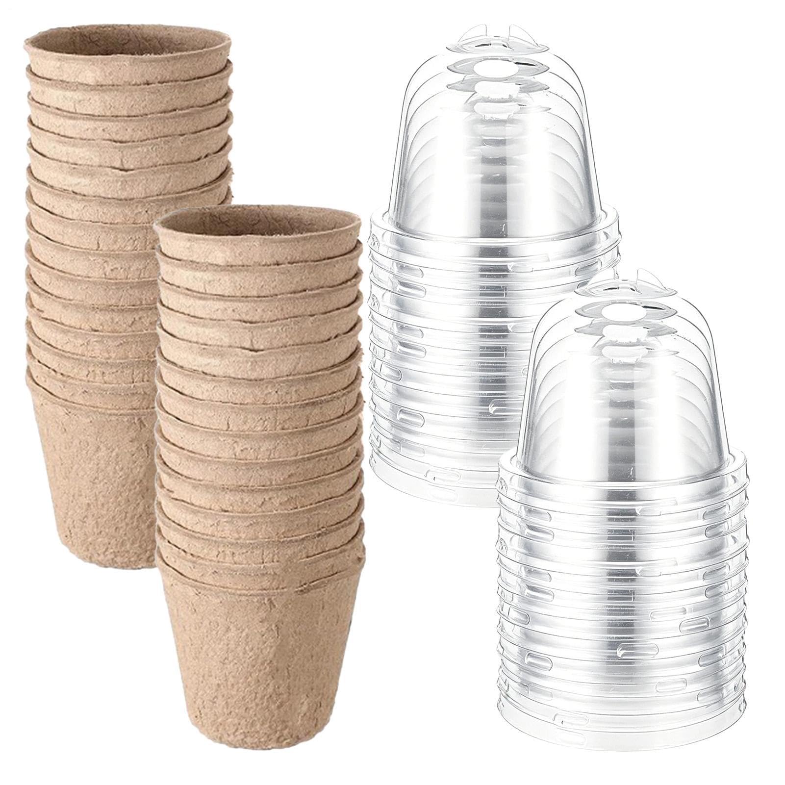 Finis les semis ratés avec ces pots de plantation avec bonnet d'humidité anti-dessèchement