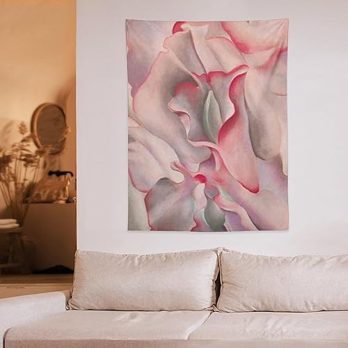 Miniatura 6 de OKeeffe - Póster de pintura Pink Sweet Peas 2 por Georgia OKeeffe, tapiz de pared, impresión artística, tapices colgantes para habitación,