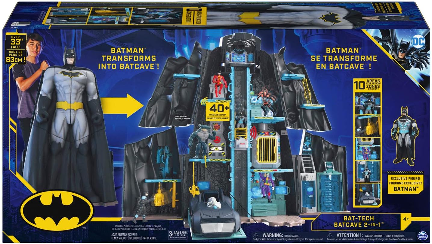 Batman Playset Batcaverna de Transformação