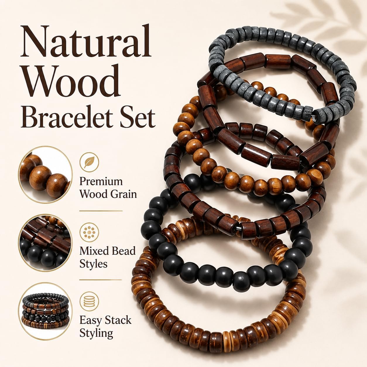 Gothic Bracelet Adjustable Punk Braided Leather Multilayer Grunge Set Bracelets Emo Metal Cuff Wrap Bangles Meaningful Gift