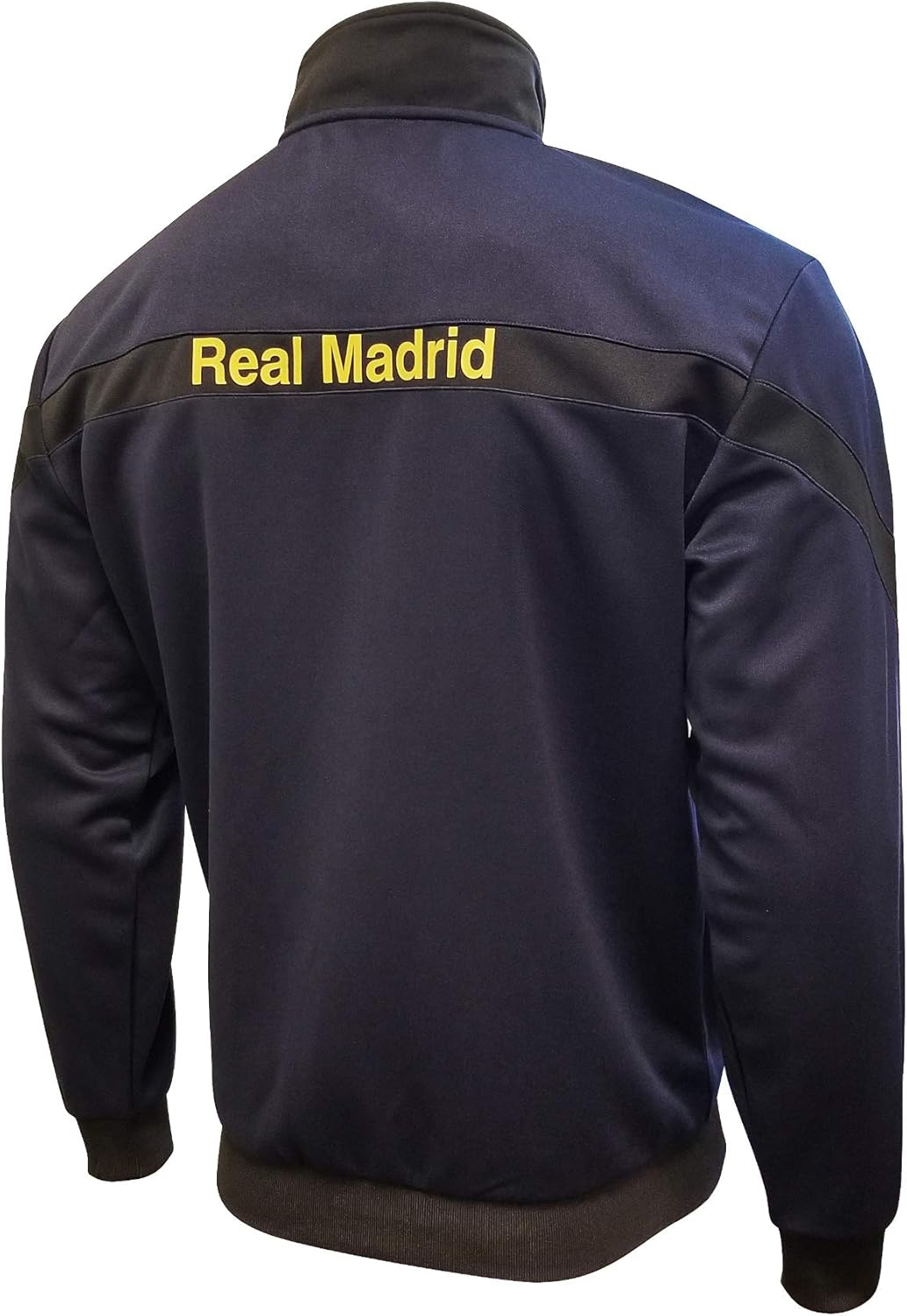 Icon Sports Officially Licensed Real Madrid CF Track Jacket - Unisex Adult - RM39TJ Navy M - Image 2