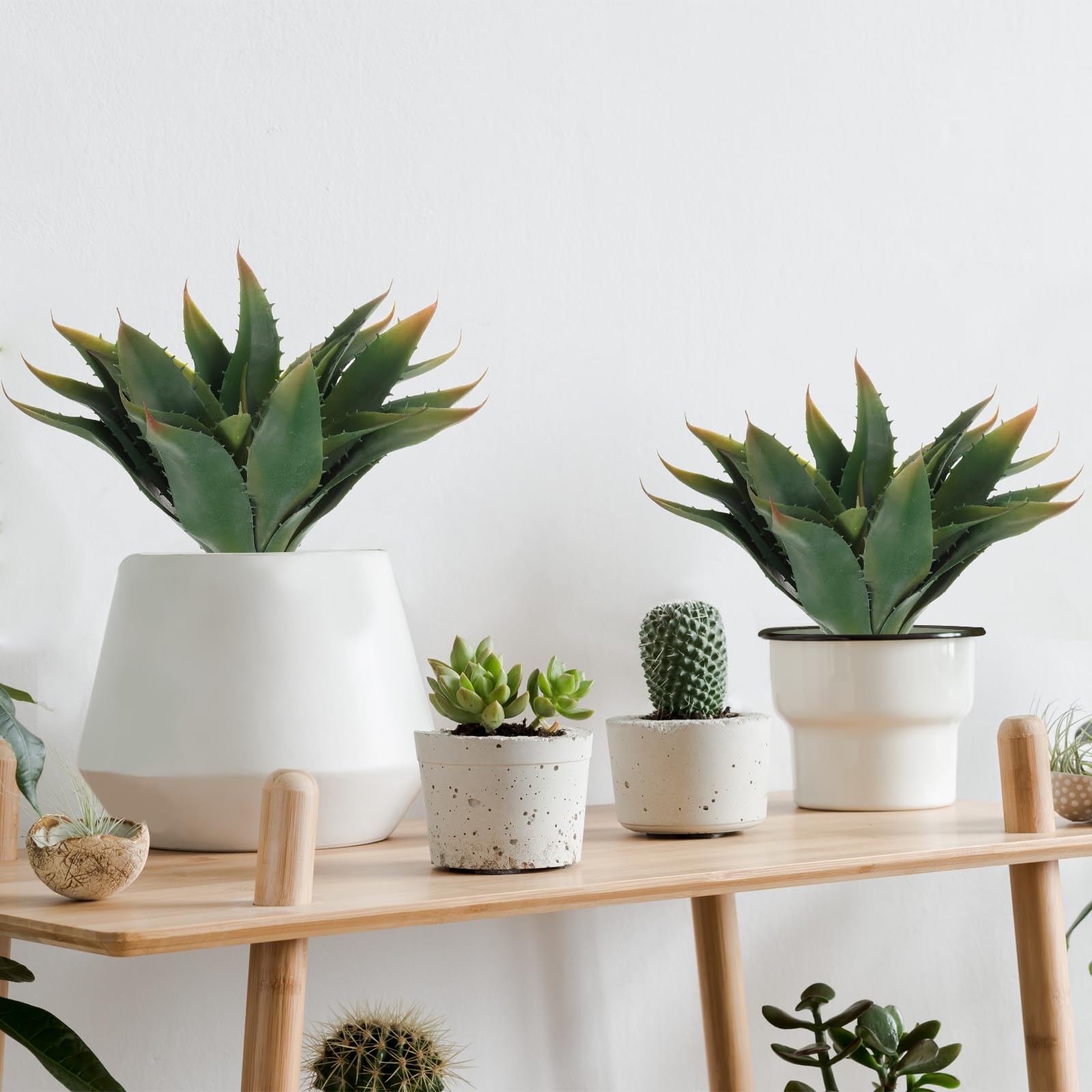 Amazon.com: uxcell 4Pcs Artificial Succulent Plants Fake Aloe Plant, 10  Inch Large Faux Succulents Unpotted Real Touch for DIY Home Wedding Garden  Office Outdoor Floral Decoration, Green : Home & Kitchen