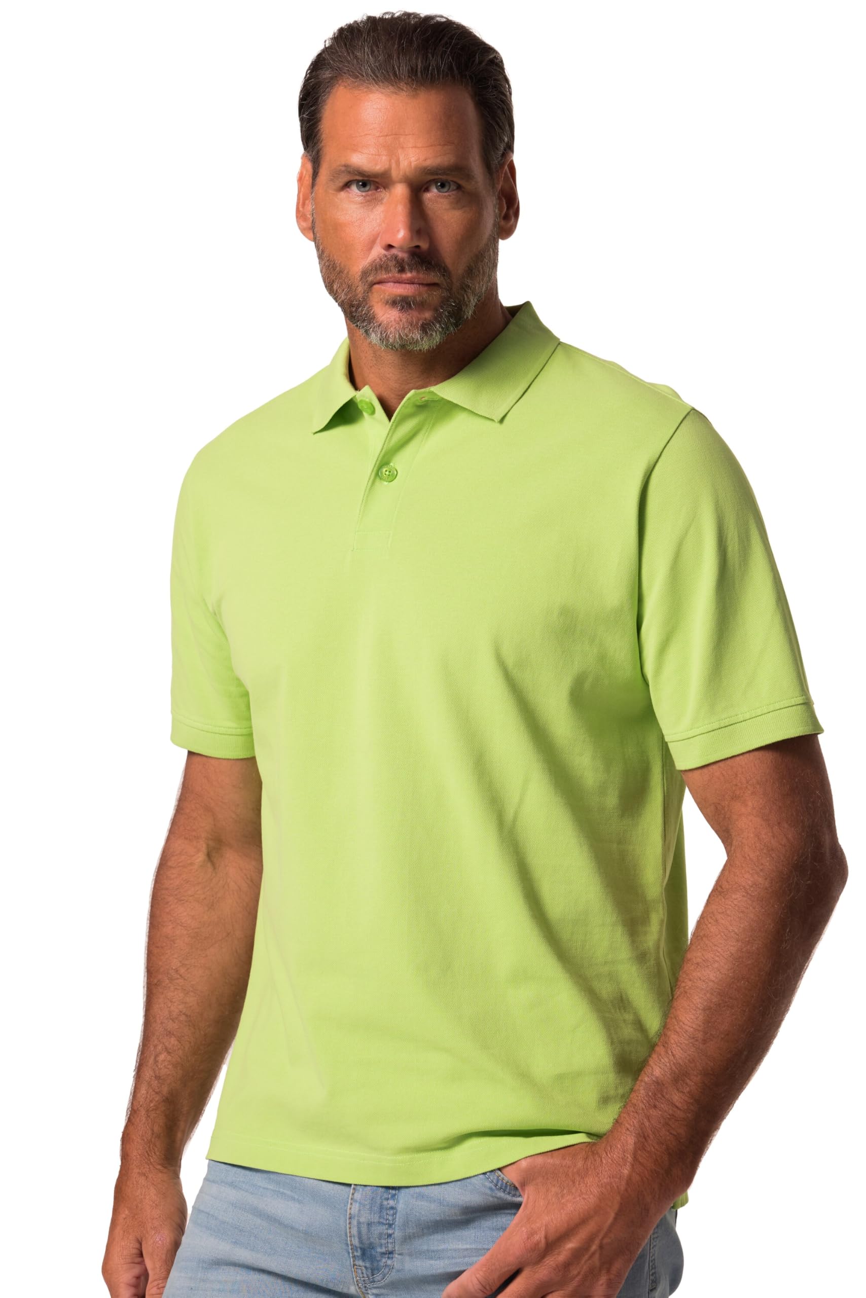 JP 1880 Herren große Größen Übergrößen Menswear L-8XL Poloshirt, Basic, Halbarm, Piqué 702560