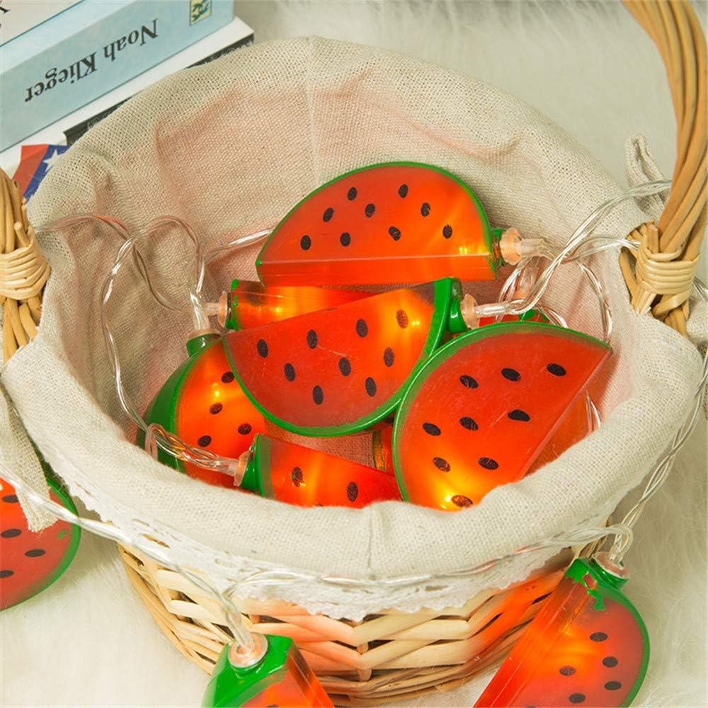 Watermelon Slices Fairy Lights，Fruit Slice String Lights，Decorative Lighting for Christmas Wedding Birthday Indoor Outdoor Use