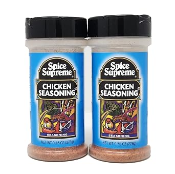 2 pack of Seasoning Herbs and Spices You Choose Your Flavor by Spice Supreme 9.75oz, Chicken Seasoning