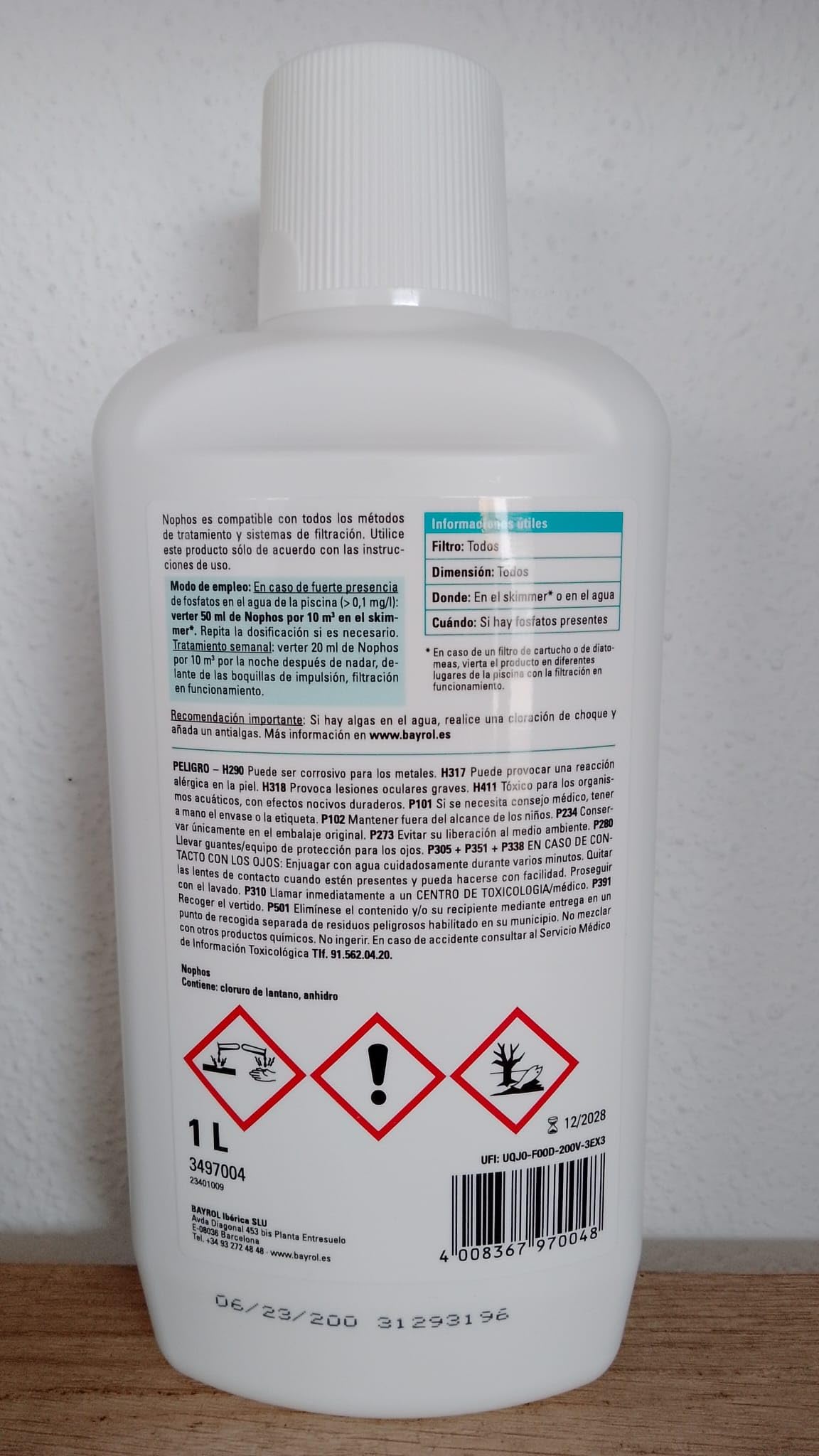 Bayrol Nophos eliminador de fosfatos
