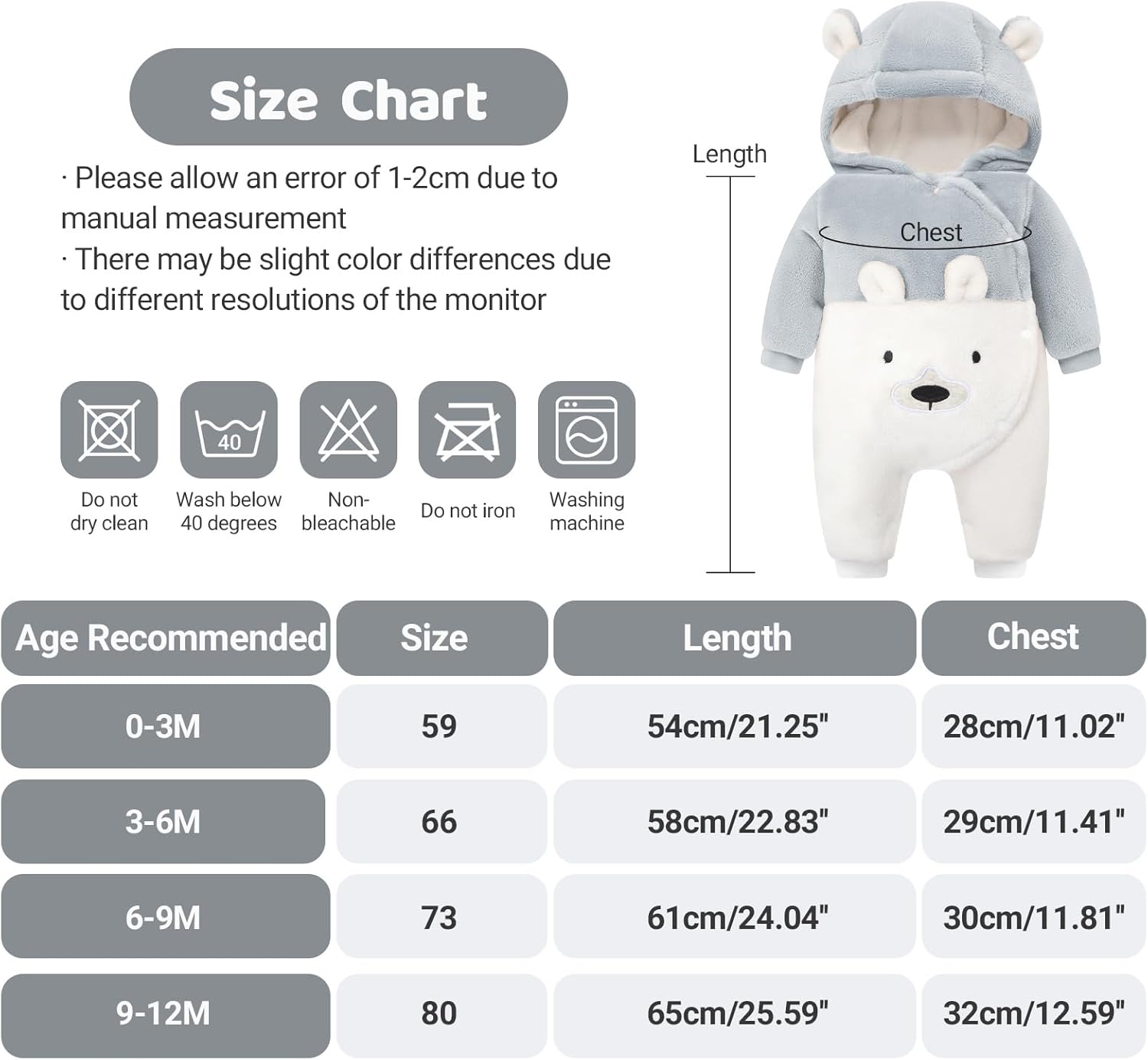 Baby sneeuwpak rozenhout • Prijs € 40,99 • online shop