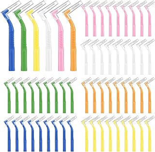 Interdentalbürsten 60 Stück, 6 Größen, L-Form