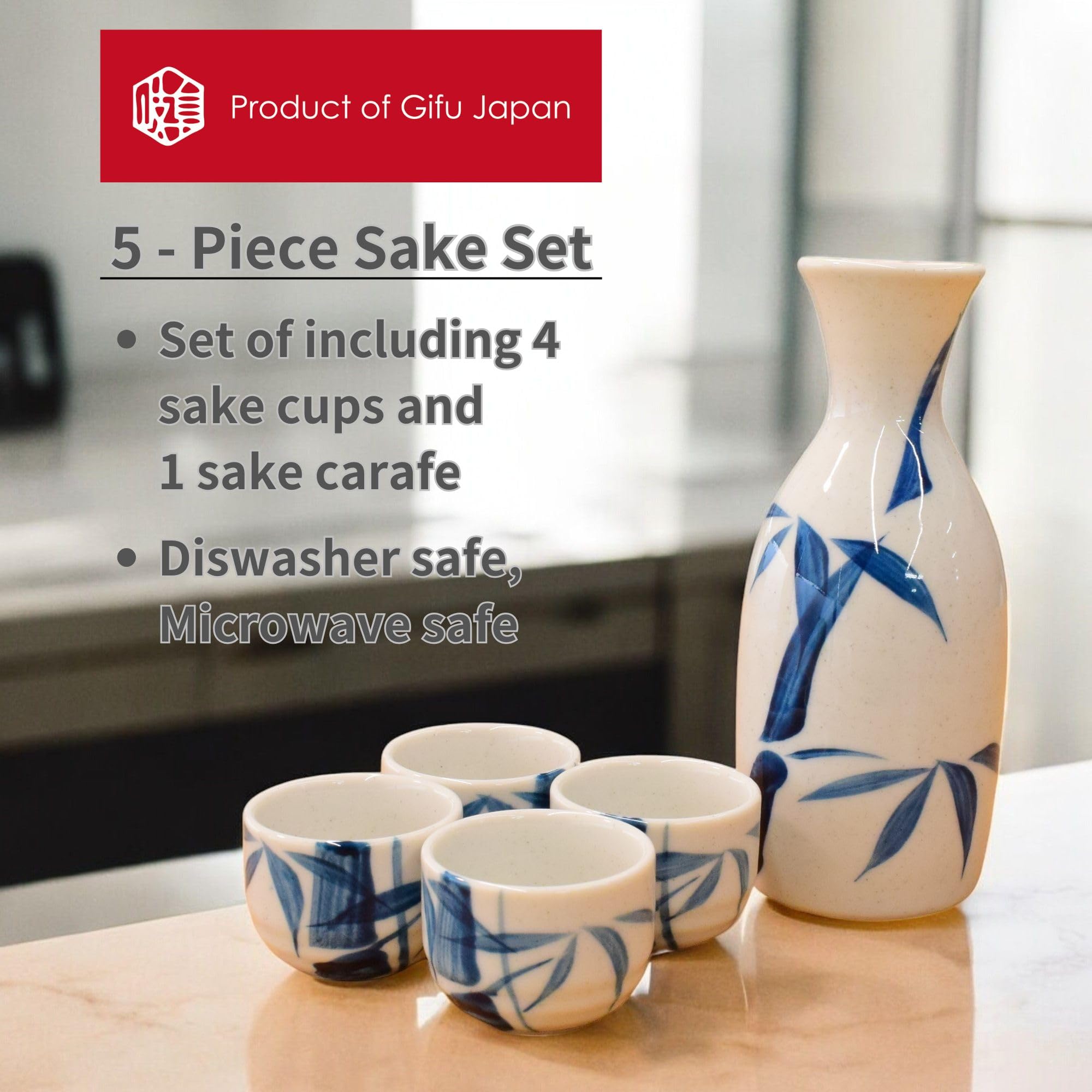 Amazon.com | Product of Gifu Japan Japanese Sake Set, 1 Tokkuri