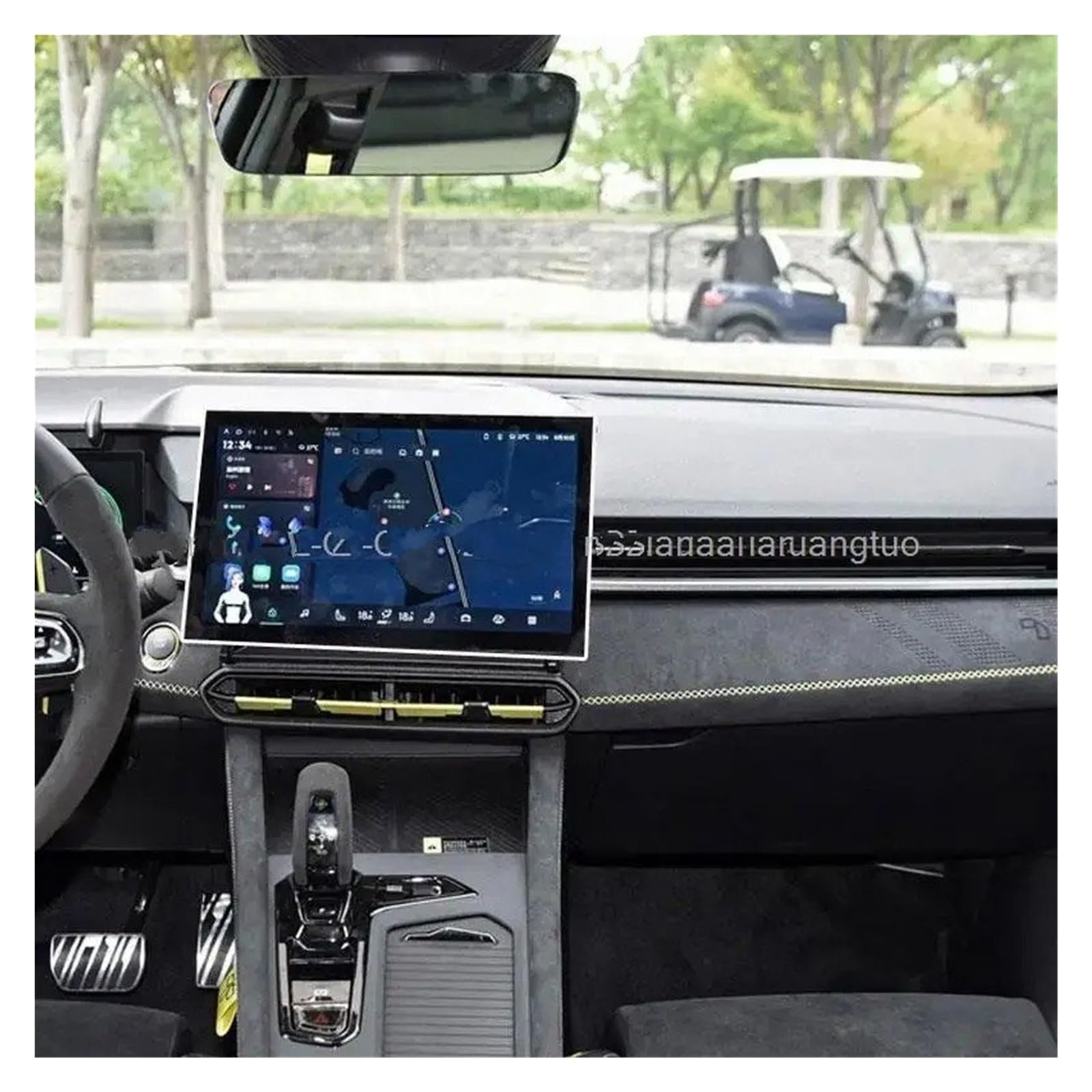 Pellicola Protettiva in Vetro temperato per Schermo LynkCo 03 2023 per navigatori GPS per Auto da 12 8 Pollici e per Strumenti da 12 3 Pollici Pellicola AntiGraffio per navigatori per Auto.