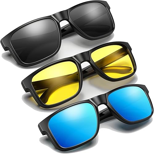 Miniatura 12 de Polarized Sunglasses UV400 Lightweight for Men & Women Driving, Cycling, Outdoor Fashion Square Frame Sun Glasses