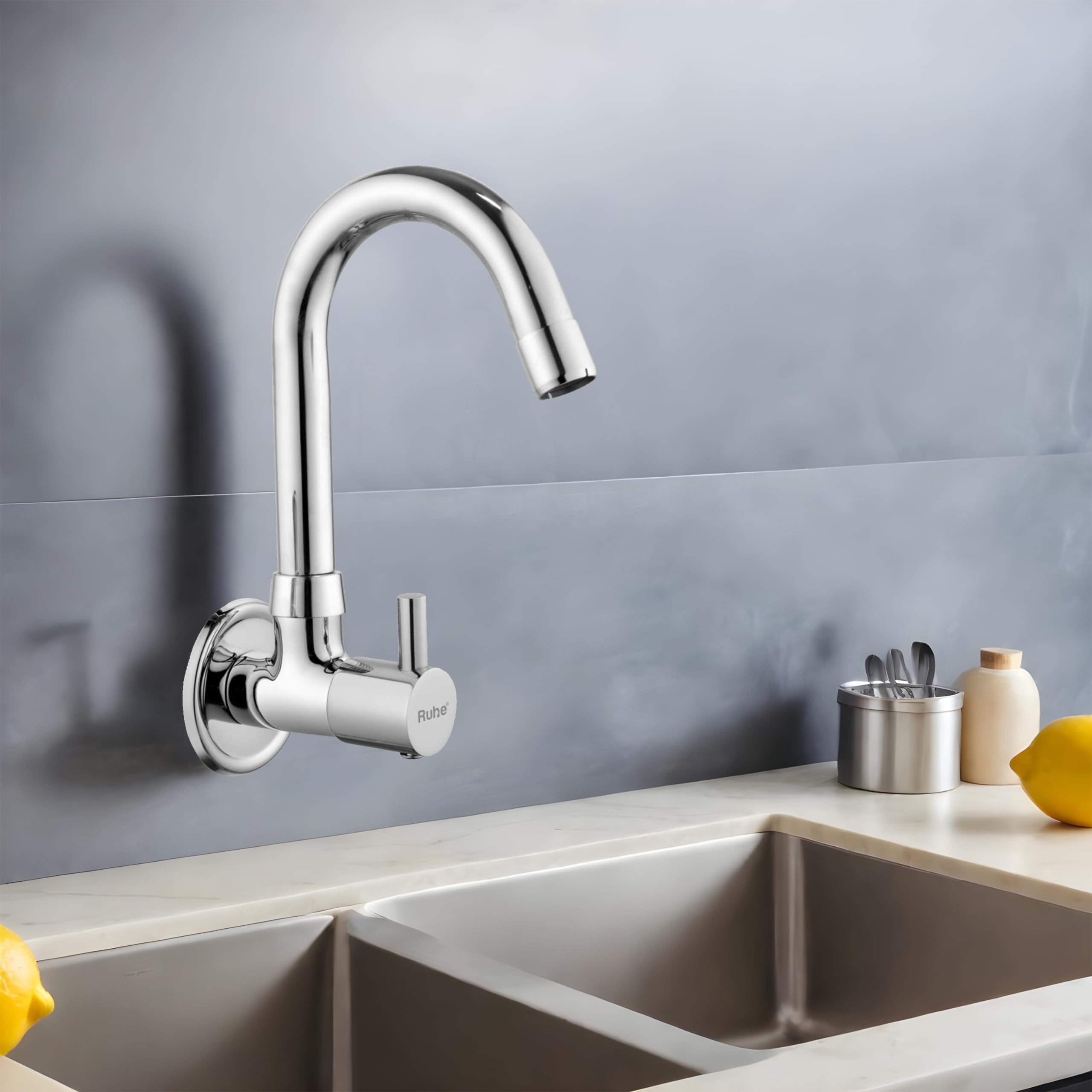 See full amazon price history chart for Ruhe® Kara Sink Cock with Swivel Spout Brass Faucet/Tap | 12 Inches Spout | Wall Mount | Chrome Finish Faucet/Tap for Kitchen Sinks Ruhe® Kara Sink Cock with Swivel Spout Brass Faucet/Tap | 12 Inches Spout | Wall Mount | Chrome Finish Faucet/Tap for Kitchen Sinks (B0C1YRKJ5C) Amazon Price History, Amazon Price Tracker