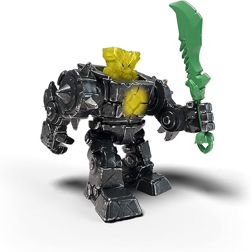 Vista 16 de Schleich Eldrador - Robot monstruo de juguete de 3 piezas para niños y niñas a partir de 7 años, mini criaturas Eldrador Shadow Ice Robot, multicolor
