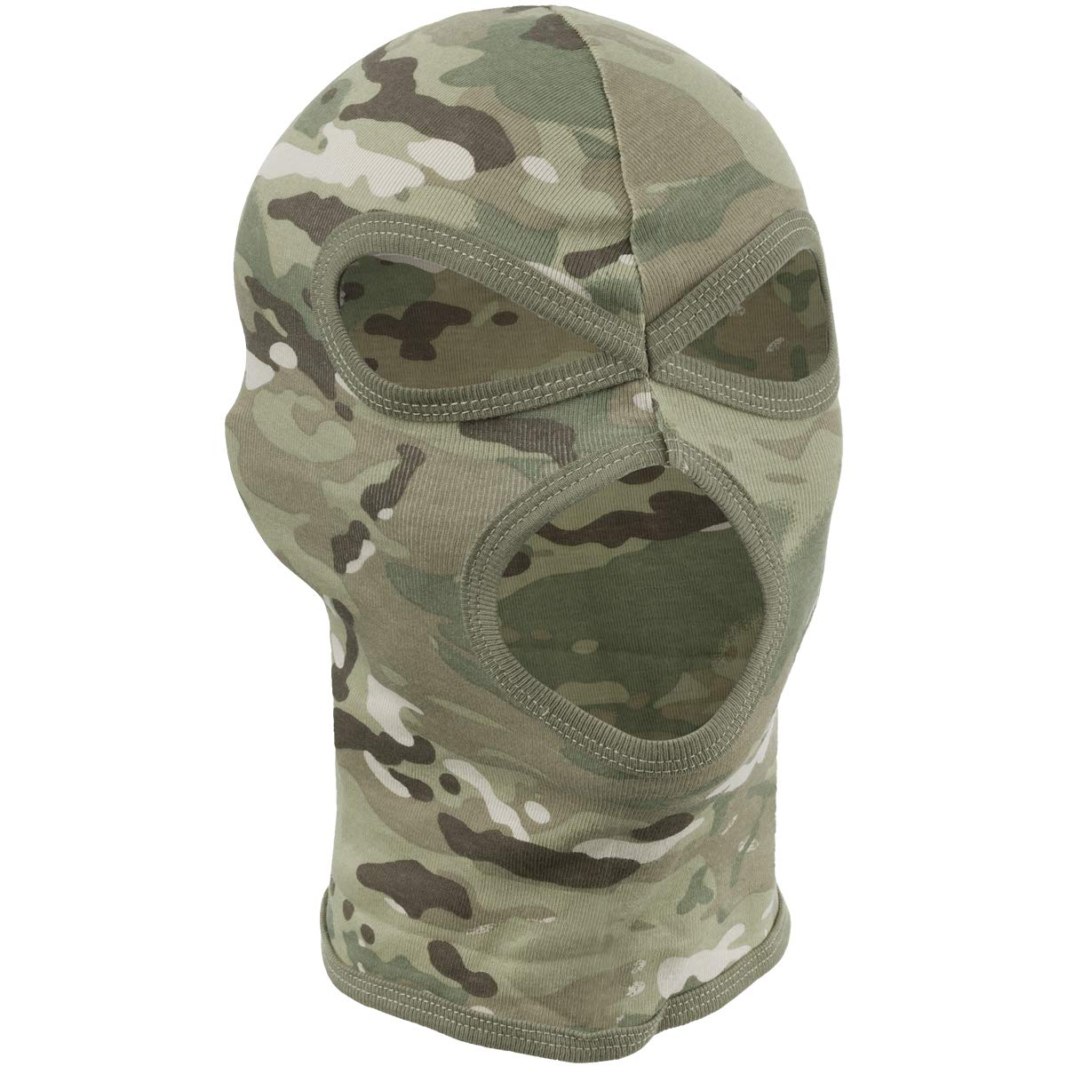 MFH Balaclava 3 Hole Thin 100% Cotton, Operation Camo, One Size
