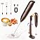 Electric Milk Frother Handheld: coffee frother rechargeable 3 in 1 - LED Display, Wireless Charging 