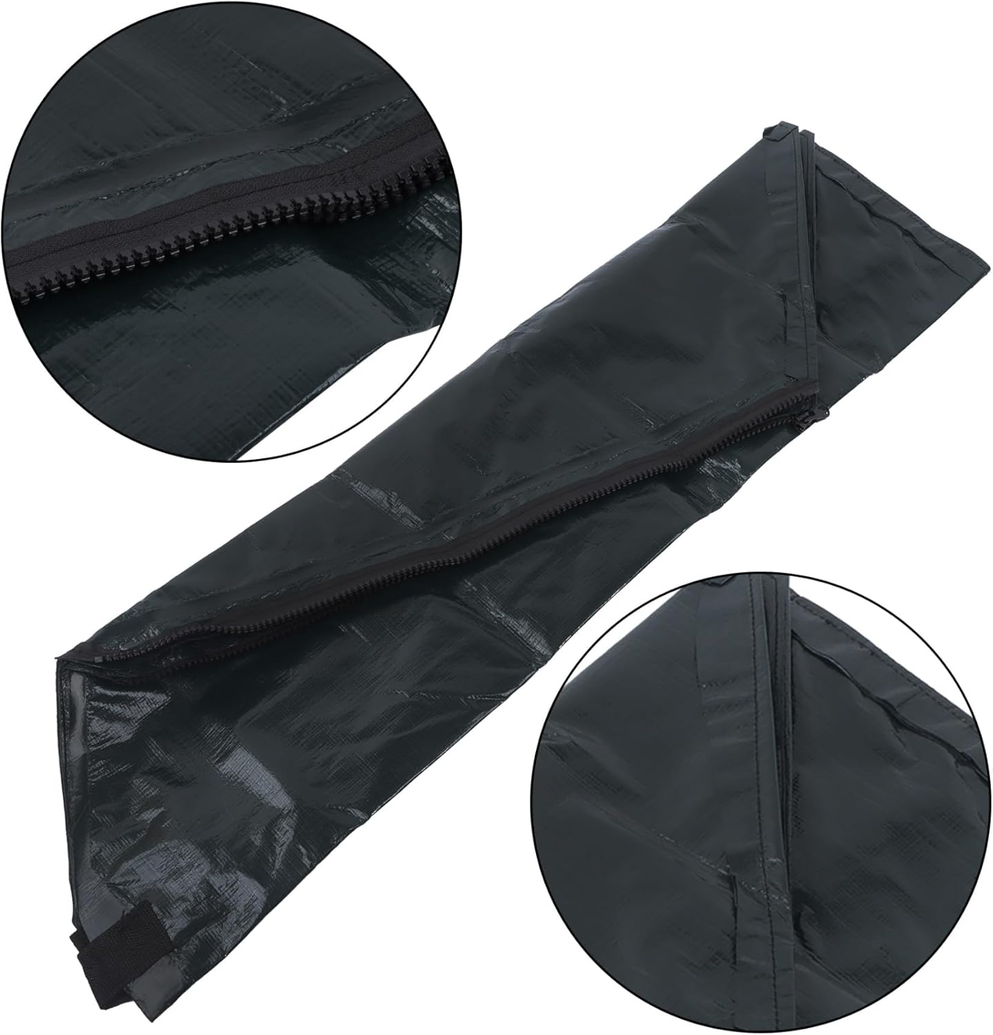 20Gallon Irrigation Water Bag, 4PCS Plant Watering Bags Made of Polyethylene Material with Zippers, Convenient for Irrigation, Capable of 5-8 Hours