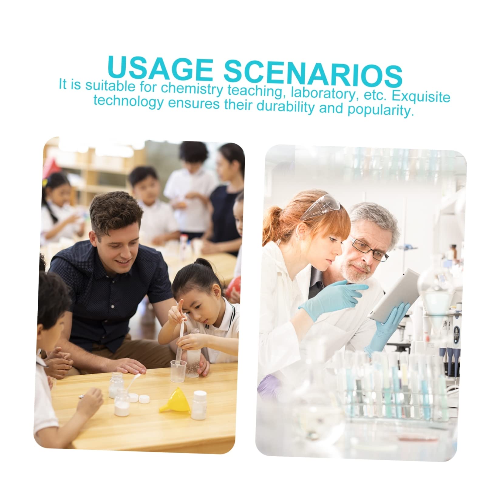 Support Liège pour Flacons de Laboratoire à Fond Rond, Résistant aux Produits Chimiques, Offre une Friction, Lot de 2 Pièces pour Expériences Scientifiques