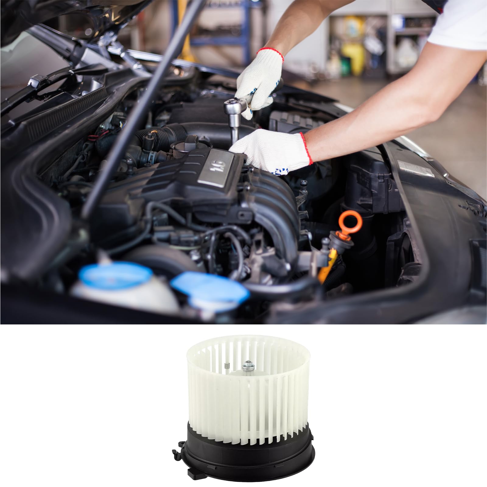 Gebläsemotor, verschleißfester ABS Gebläsemotor, ersetzt 27225-ET00A 27225JD00A, einfache Installation, Auto Ersatzteil, professionelles Techniker Werkzeug