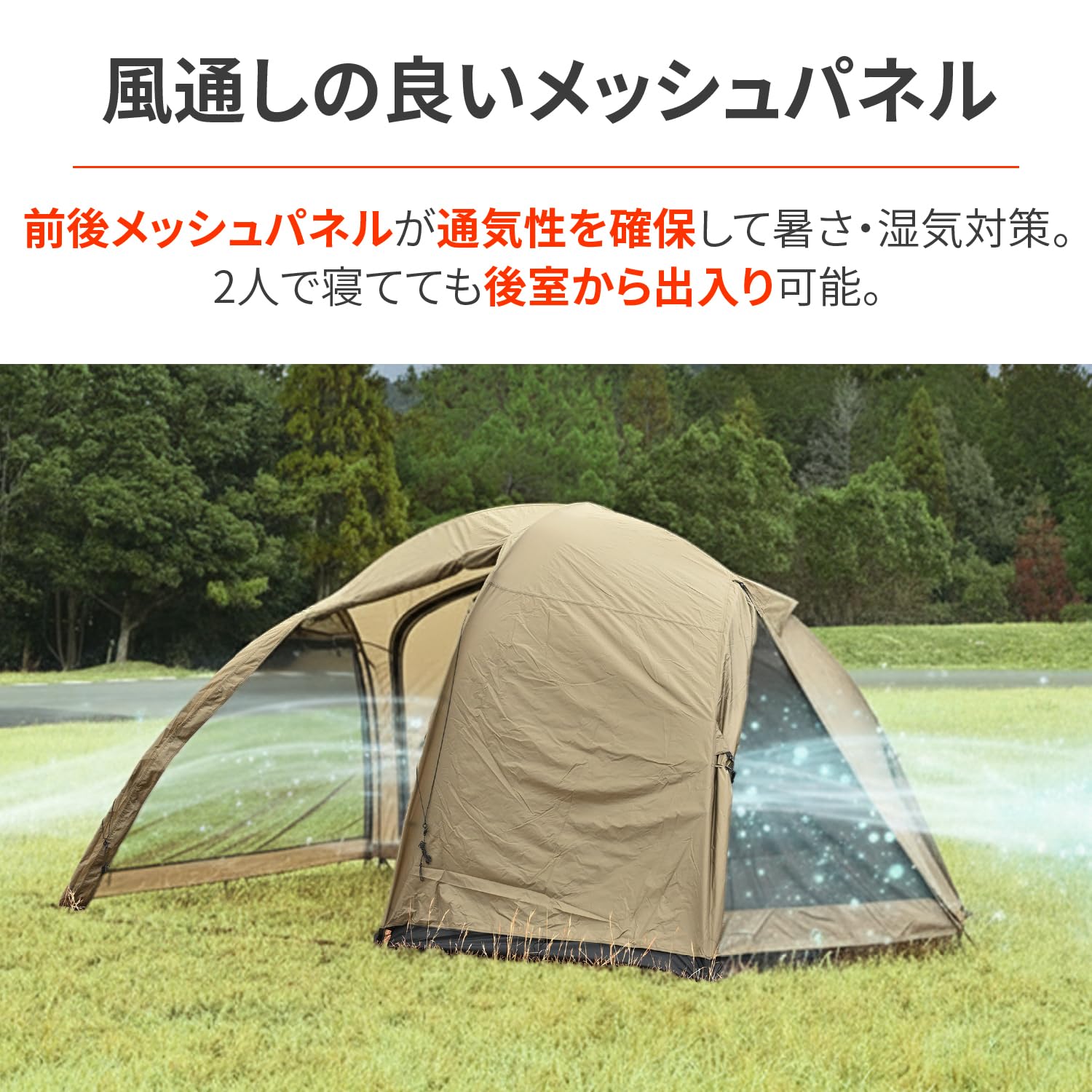 Amazon.co.jp: デイトナ(Daytona) テント 2人用 キャンプ 広い前室
