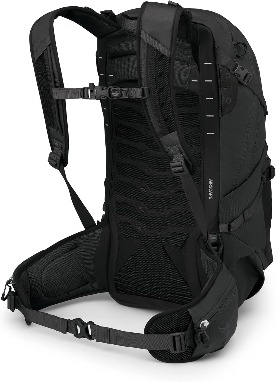 Osprey Talon Oxygen Lightweight Hiking Backpack - Portable, Mobile Oxygen Travel Support, Black/Coal Grey