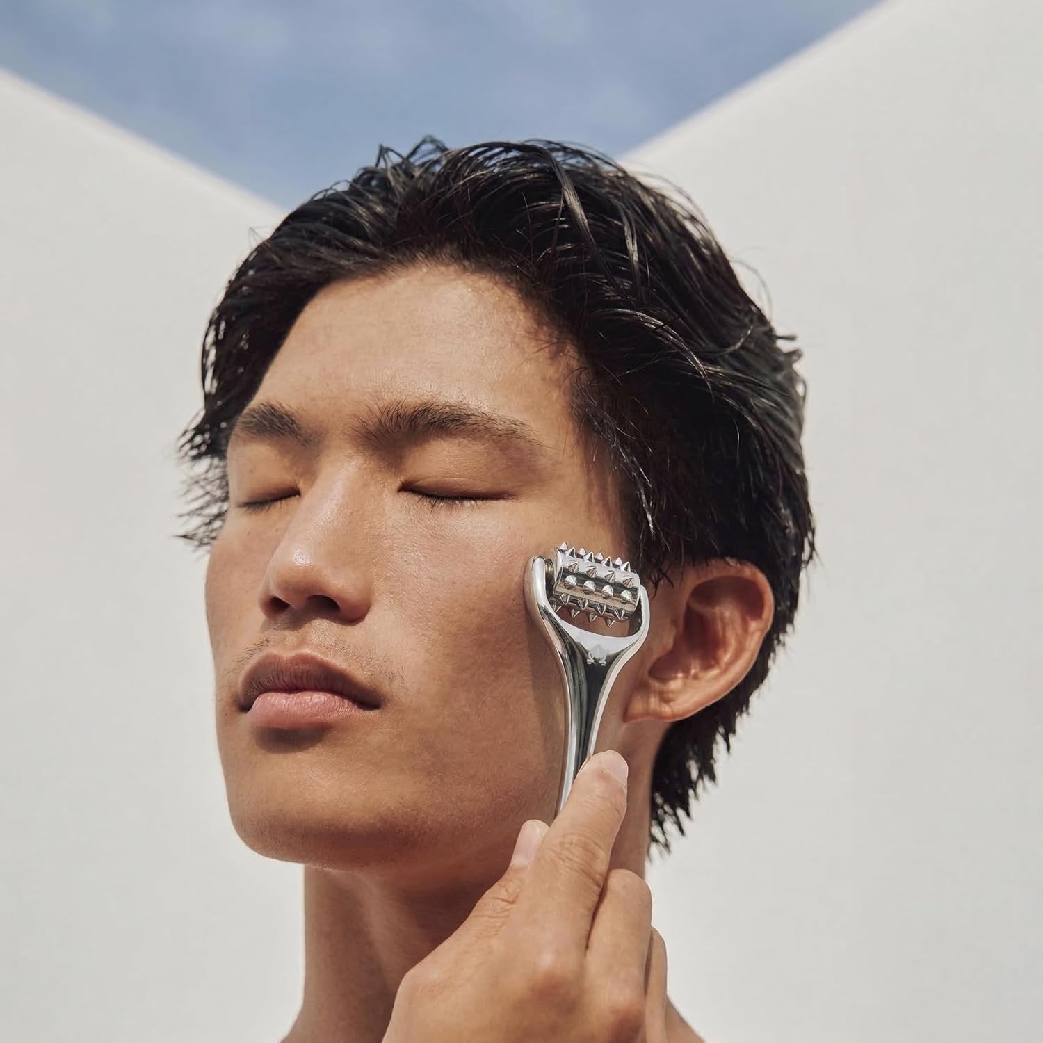 Face Massager for Men, Sculpting and Circulation Facial Massage Tool, Targets Jawline, Cheekbones and Under Eyes, Ergonomic Design, Premium Build