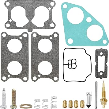 Saihisday Carburetor Carb Rebuild Repair Kit Replacement for Kawasaki Mule 3000 3010 3020 2001-2008 KAF620 ATV Replace #15003-2766