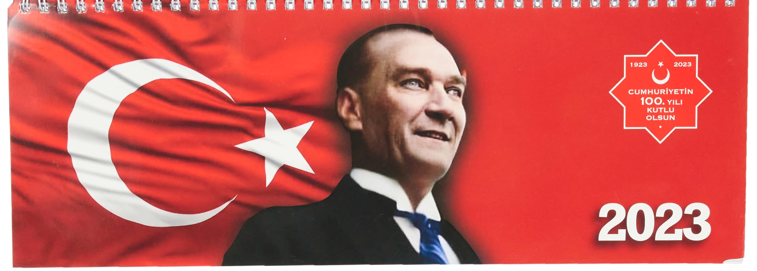 Keskin Color 2023 AJ-65 12 * 33,5 Haftalık Masa Ajandası-100. Yıl