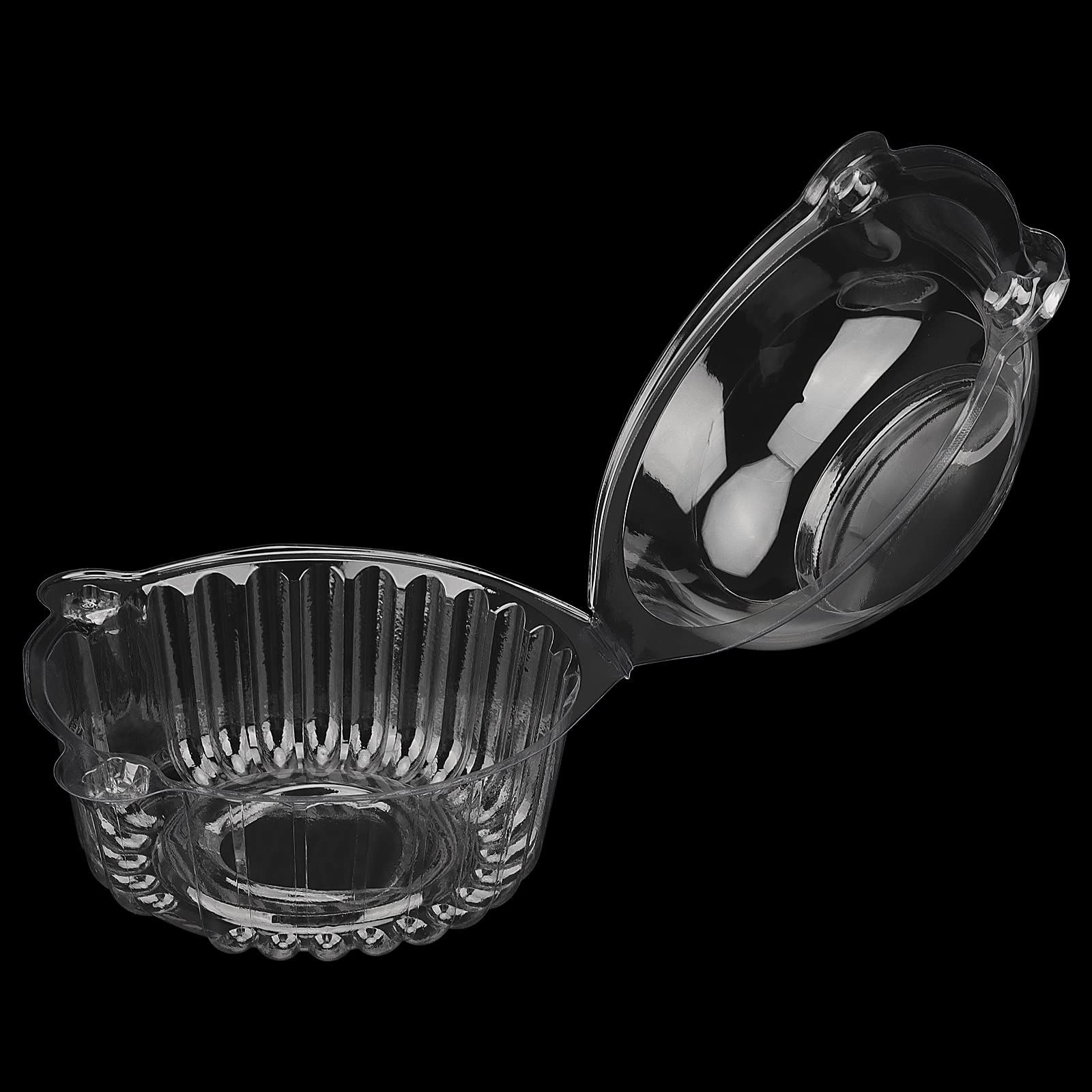 30 Stück Cupcake-Transportboxen Einzeln – Transparente Muffin-Boxen Mit Aufklebern, Wiederverwendbar, BPA-frei