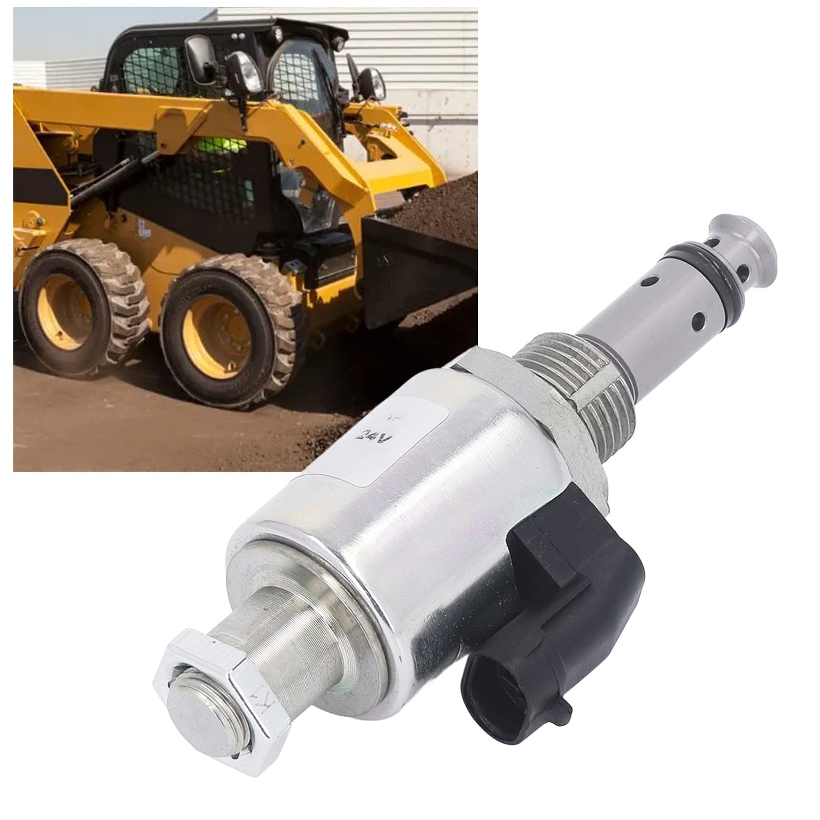 Omabeta Válvula Solenoide Reguladora de Presión del Inyector para Cat E322C 322CFM 3126 3126B, Control de Alta Precisión, Adecuada para Vehículos de 24 V