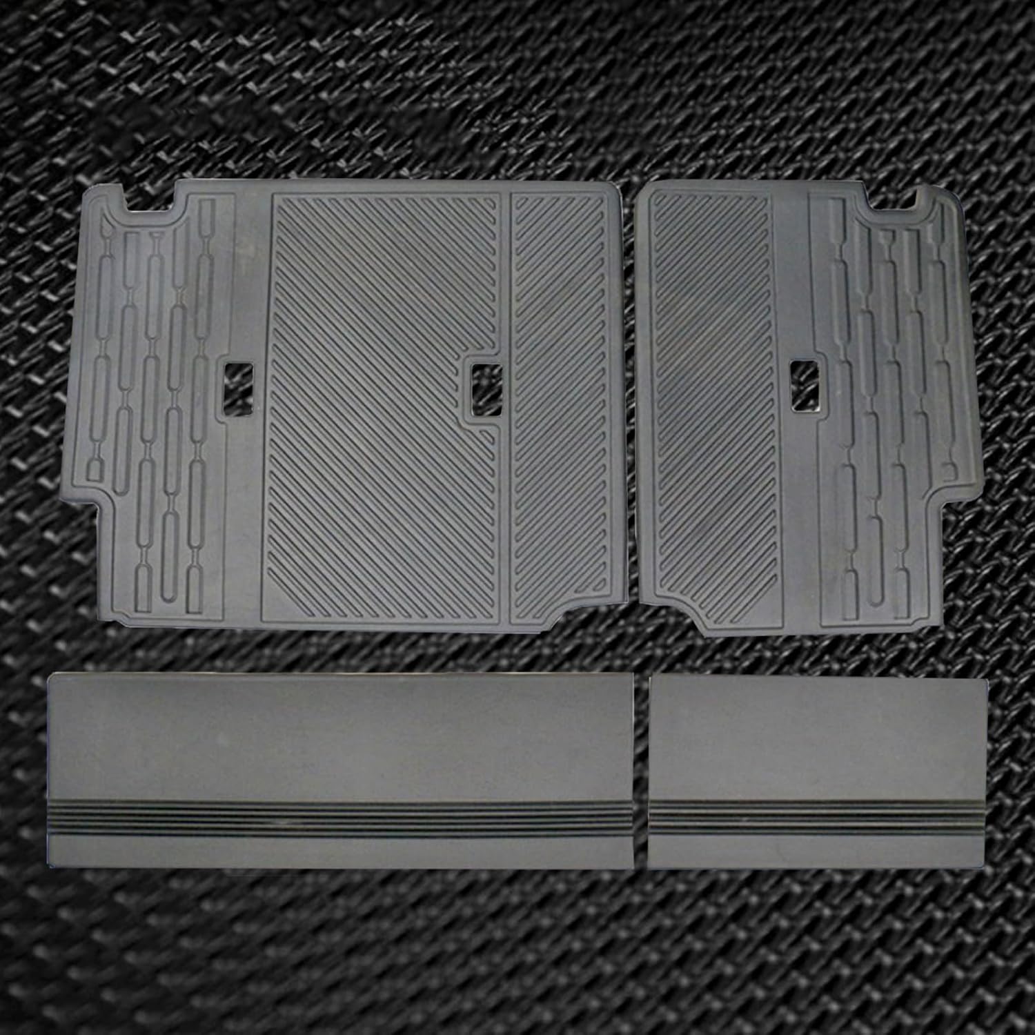 Heavy-Duty Rear Seat Protector for Ford Bronco 4-Door 2021-2025 | All-Weather Waterproof Backrest Cover Mat | Anti-Scratch Pet-Friendly Cargo Liner Accessories (4DR)