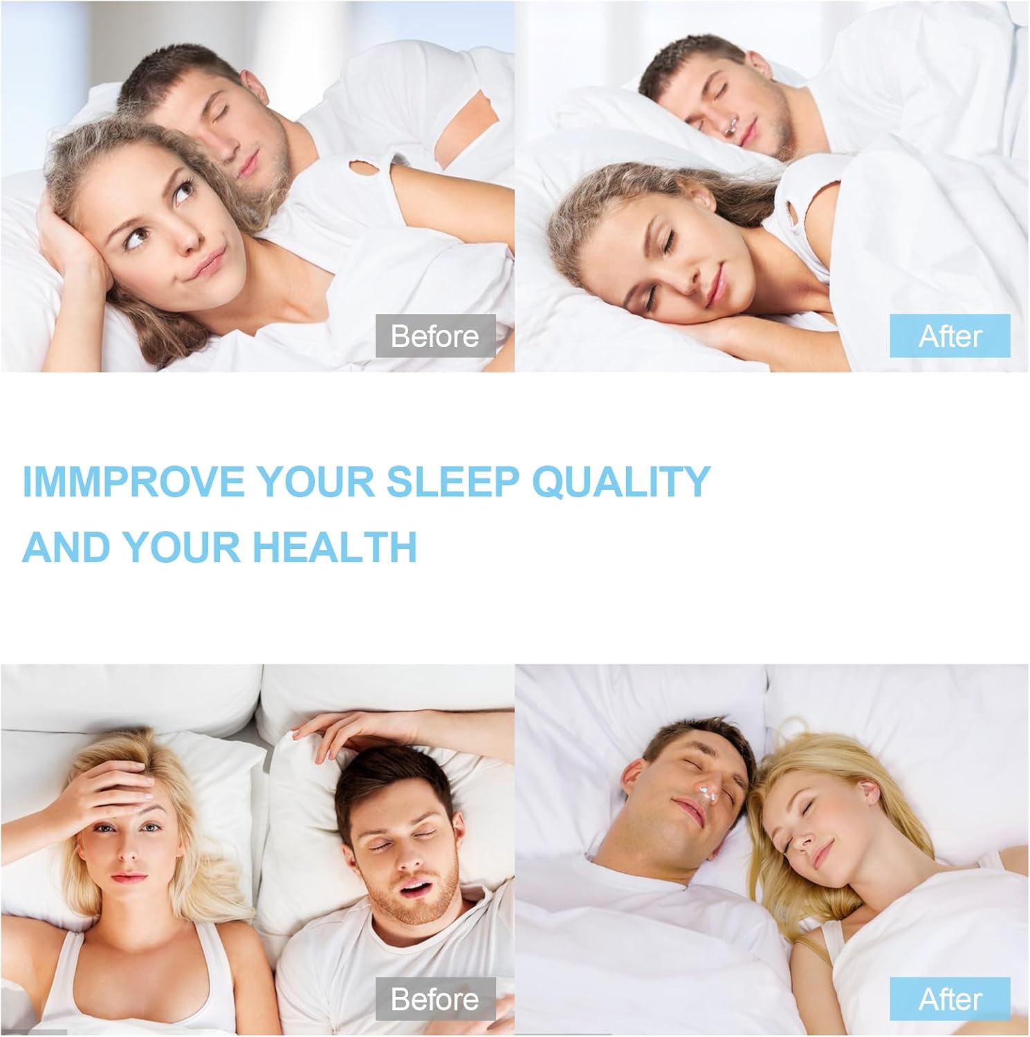 Anti Snoring Devices 16 Pcs, Reusable Snoring Nose Vents for Breathing, Nostril Opener for Comfortable Sleeping, Stop Snoring Effective Easy to Use Snoring Solution for Men and Women - Image 7
