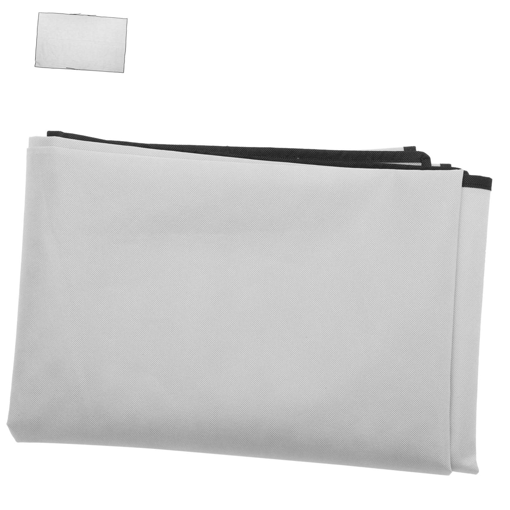 Garneck Muslin Fabric Quilt Pad Nonwovens Cushion Easy-Clean Drying Mat Home Use