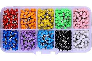 Multi-Color Map Tack Pins for Precise Geographic Markings